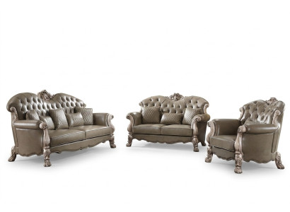 Barokowy Zestaw Sofowy Chesterfield Klasyczna Sofa Meble Kanapa Ustawić Sofy Nowość