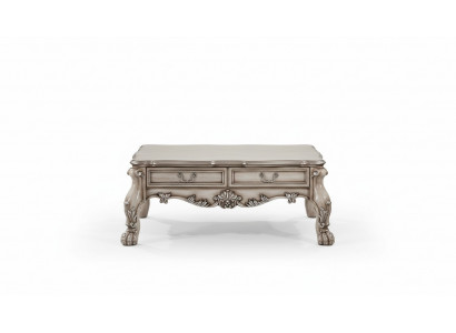 stolik kawowy Tabela Sofa stoły Stolik Living Room Design Beżowe Drewno Barokowe