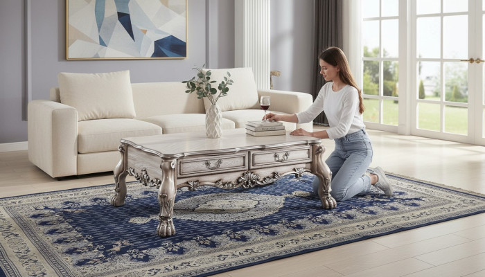 stolik kawowy Stolik Drewno Sofa Salon Tabela Barokowy Designer Classic