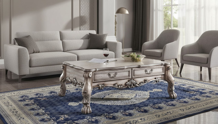 stolik kawowy Stolik Drewno Sofa Salon Tabela Barokowy Designer Classic