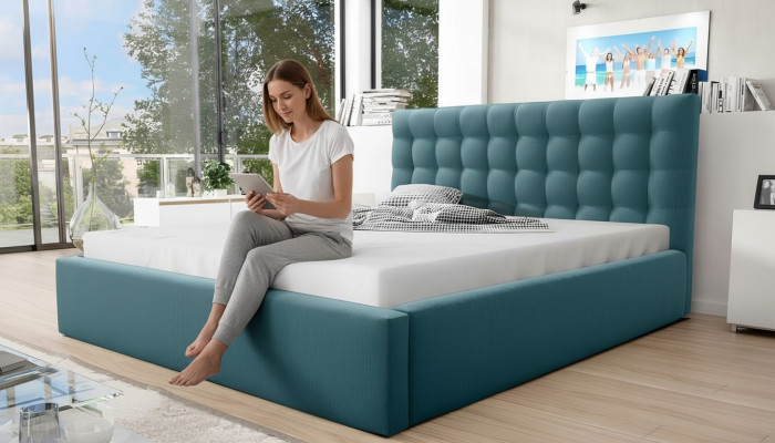 Nowoczesne łóżko King Size Chesterfield nowoczesne łóżko hotelowe Podwójne łóżko