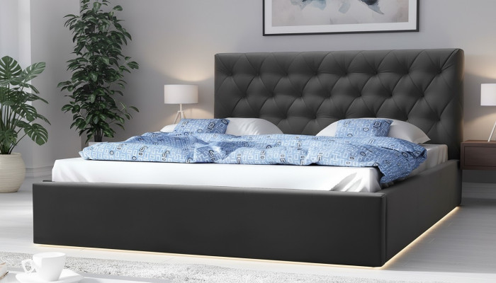 Luksusowe łóżko podwójne w stylu Meble Sypialnia Hotelowe łóżka 180x200 Chesterfield