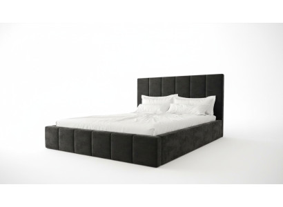 Podwójne łóżko Luxury Aksamit Włókienniczy Łóżko Double Sypialnia Design 160x200cm