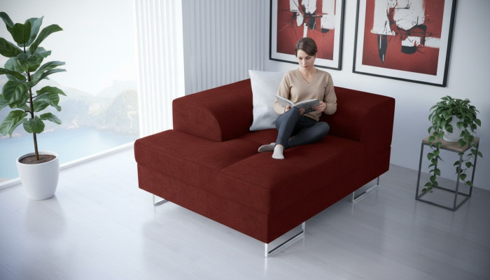 Fotel Design Couch Sofa Relaks Włókienniczy Lounge Club Podkładka miejsce siedzące Luxury TV