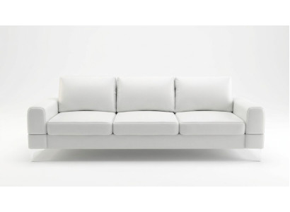 Projekt Salonu Włókienniczy 3 miejsce do siedzenia Biały Elegancka Nowoczesna Sofa Kanapa Tapicerka Nowa