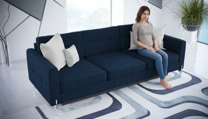 Sofy Składane Włókienniczy Kanapa Sofa Łóżko Łóżko Sofa Box Kanapy Podkładka Meble Materiał