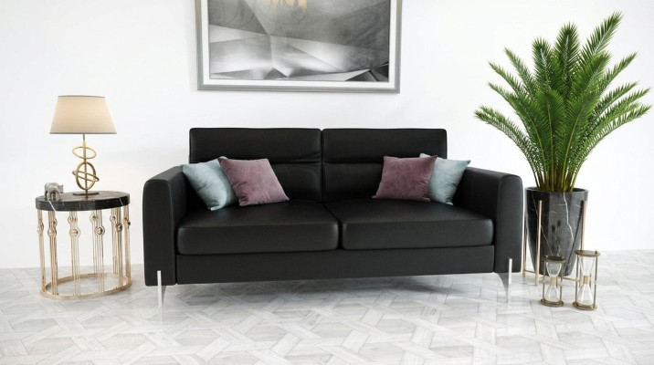Sofy Kanapy Elegancki Design Luksusowy Materiał Aksamit Sofa Kanapa Tapicerka 2 miejsce do siedzenia