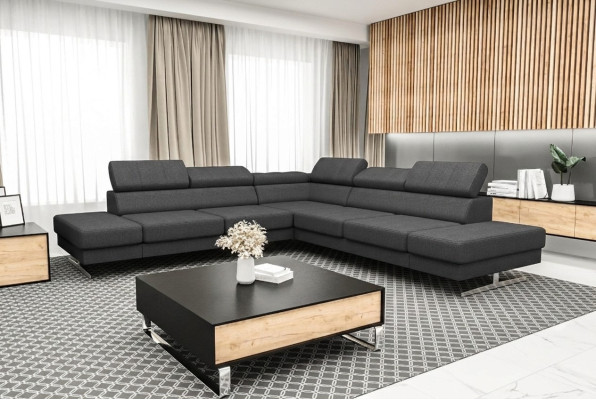 Design Sofa Kanapa Tapicerka Salon Kształt L Nowoczesny Elegancki Żywy krajobraz Nowy