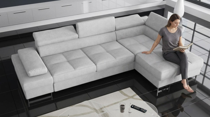 Sofy Sofa L Shape Sofa Podkładka Żywy krajobraz Design Narożnikowa kanapa Włókienniczy Skóra Nowość