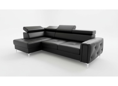 Sofa skórzana Kanapa w kształcie litery L Salon Narożnik Design Żywy krajobraz Kanapy Sofy Nowość