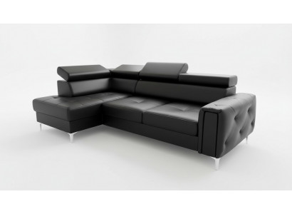 Sofa skórzana Kanapa w kształcie litery L Salon Narożnik Design Żywy krajobraz Kanapy Sofy Nowość