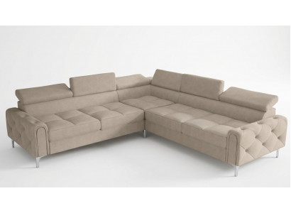 Design Sofa Narożnik Wielofunkcyjna Tapicerka Salonowa Kształt L Włókienniczy Nowość