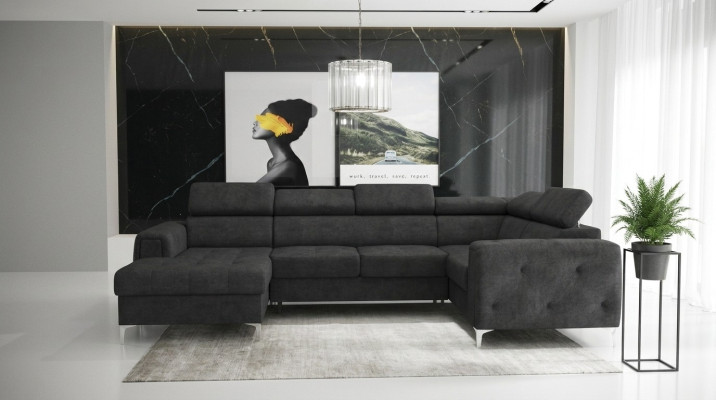 Żywy krajobraz Design Narożnikowa kanapa Włókienniczy Kanapy Sofy Sofy U Shape Sofa Kanapa Podkładka Nowość