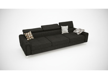 Sofa 3 miejsce do siedzenia Włókienniczy Skóra Sofy Kanapa Podkładka Luxury Meble Modern trzyosobowa