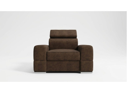 Designerski Luksusowy Fotel Fotel Sofa 1 miejsce do siedzenia TV Lounge Szezlong Skóra Włókienniczy
