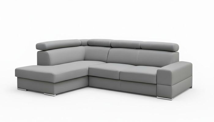 Wysokiej jakości sofa do salonu Narożnikowa kanapa Łóżko w kształcie litery L z funkcją Włókienniczy Nowoczesne kanapy