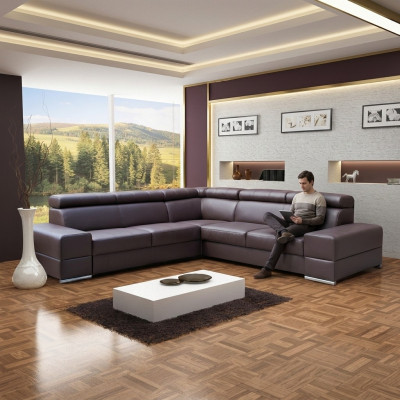 Designerska sofa kanapa Narożnikowa kanapa Nowa Narożnikowa kanapa Podkładka Żywy krajobraz kanapy