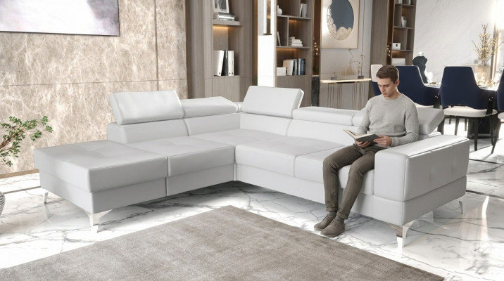 Narożnikowa kanapa Sofa w kształcie litery L Żywy krajobraz Podkładka Multifunction Design Modern Włókienniczy