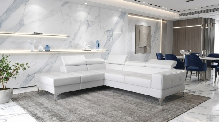 Narożnikowa kanapa Sofa w kształcie litery L Żywy krajobraz Podkładka Multifunction Design Modern Włókienniczy