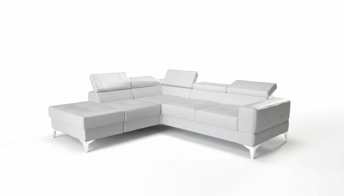 Narożnikowa kanapa Sofa w kształcie litery L Żywy krajobraz Podkładka Multifunction Design Modern Włókienniczy