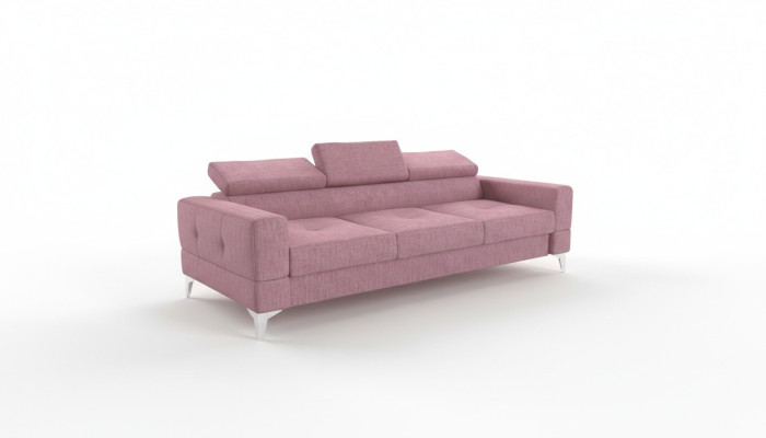 Sofa Trzyosobowa Podkładka Design Sofa Nowoczesna 3-osobowa Siedziba Pokój Meble Różowe Sofy