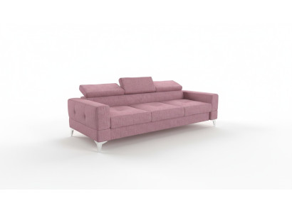 Sofa Trzyosobowa Podkładka Design Sofa Nowoczesna 3-osobowa Siedziba Pokój Meble Różowe Sofy