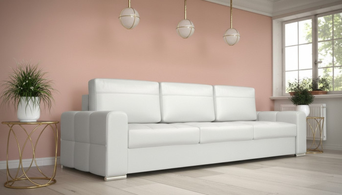 Podkładka Modern Włókienniczy Materiał Sofy Sofa trzyosobowa 3 miejsce do siedzenia Funkcja łóżka Design