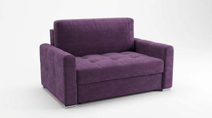 Fotel Relaks Włókienniczy Lounge Club Podkładka Design Couch Sofa miejsce do siedzenia Luksus Fioletowy Nowość