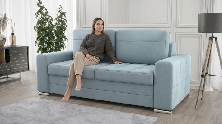 Design Podkładka Modern 100% Włókienniczy Materiał Nowoczesna dwuosobowa sofa 2 miejsce do siedzenia