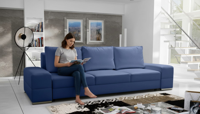 Kanapa sztuczna skóra Sofa Noble Design Designer 3 miejsce siedzenia Meble Classic Meble xxl