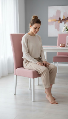 Nowoczesne Krzesło Drewno Zestaw Mebli do Salonu 4x Krzesło Eleganckie Luksusowe Nowe