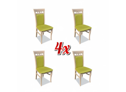 Ustaw Fotel New 4x Krzesła Krzesło Podkładka Design Lounge Kuchnie Siedziba jadalnia