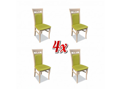 Ustaw Fotel New 4x Krzesła Krzesło Podkładka Design Lounge Kuchnie Siedziba jadalnia