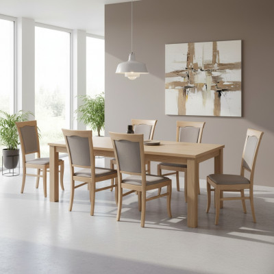 Grupa Fotel Italian Luxury Meble Ustawić Zestaw Krzeseł Do Jadalni 6X Krzesła Nowość