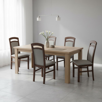 Kompletna Grupa Living Room 6x Sztuka Nowa jadalnia Krzesło Zestaw Ustawić Lehn Krzesła