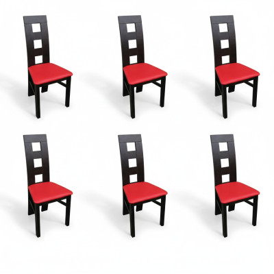 Zestaw Design 6x Fotel Krzesło GroupTextil Podkładka Krzesła Gastro jadalnia Materiał