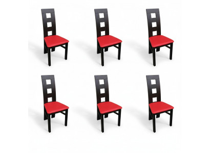 Zestaw Design 6x Fotel Krzesło GroupTextil Podkładka Krzesła Gastro jadalnia Materiał