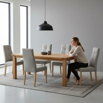 jadalnia Krzesło Ustawić Fotel Podkładka Design 6x Krzesła Grupa Zestaw Fotel