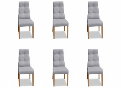 jadalnia Krzesło Ustawić Fotel Podkładka Design 6x Krzesła Grupa Zestaw Fotel