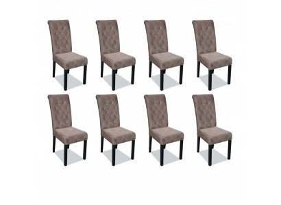 Wielobarwny Chesterfield x8 Krzesła Designerskie luksusowe fotele tapicerowane Fotel