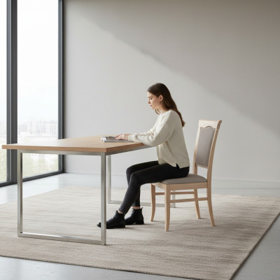 Ustawić Lehn Designer Grupa New Dining 8x Krzesło Pokój Krzesła krzesło tapicerowane Fotel