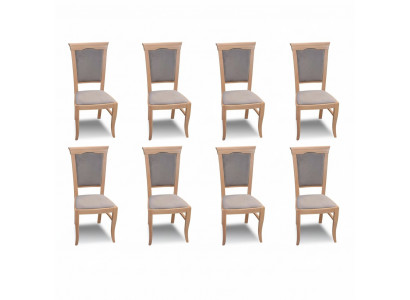 Ustawić Lehn Designer Grupa New Dining 8x Krzesło Pokój Krzesła krzesło tapicerowane Fotel