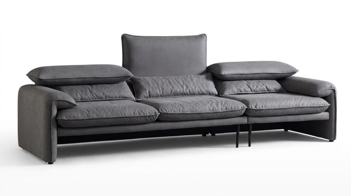 Design Sofas xxl Sofa 4 miejsce do siedzenia Włókienniczy Big New Living Room Couch Podkładka