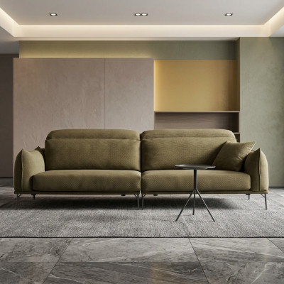 Sofa tapicerowana 4 miejsce do siedzenia Włókienniczy Big Xxl Sofa do salonu Włókienniczy