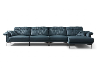 Salon L Kształt Nowoczesny Elegancki Żywy krajobraz Design Sofa Kanapa Tapicerka