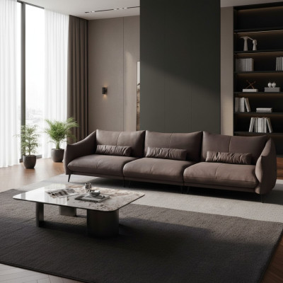 Designerska Kanapa Sofa Tkaniny tapicerskie Meble Włoskie Sofa 4 miejsce do siedzenia