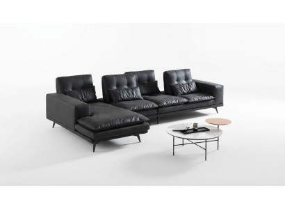 Żywy krajobraz Design Narożnikowa kanapa Włókienniczy Skóra Nowe Sofy Sofa w kształcie litery L