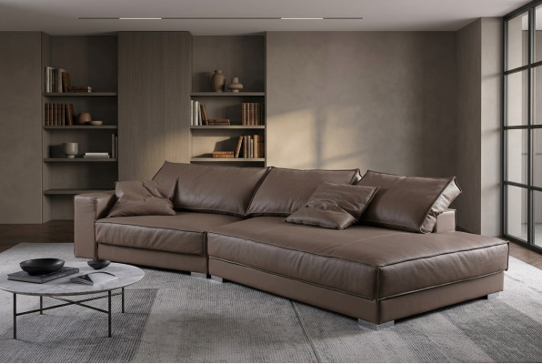 Nowoczesne Sofy Sofa Skórzana Kanapa Narożnik Design Narożnik Narożnikowa kanapa w kształcie litery L