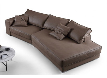 Nowoczesne Sofy Sofa Skórzana Kanapa Narożnik Design Narożnik Narożnikowa kanapa w kształcie litery L