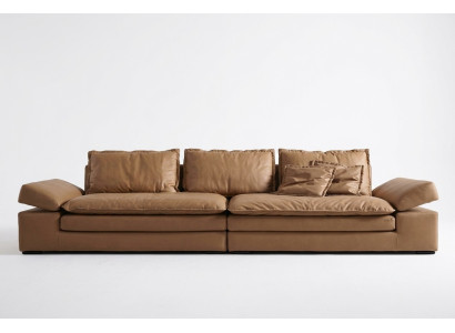Sofy 4 miejsce do siedzenia Włókienniczy Big Xxl Salon Skóra Nowa Sofa Couch Meble